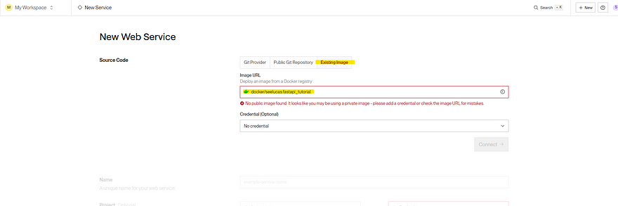 Render 上的 Docker 镜像