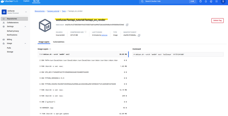 Dockerhub 上的 Docker 镜像