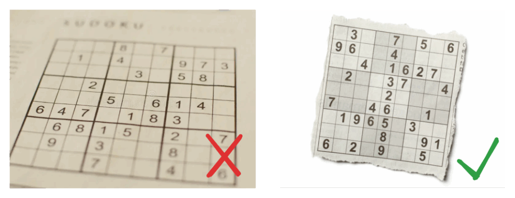 图像3：不同图像质量的示例