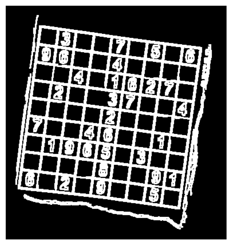 图像8：膨胀处理后的掩膜图像