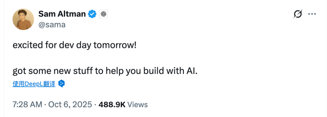 Sam Altman 推特内容