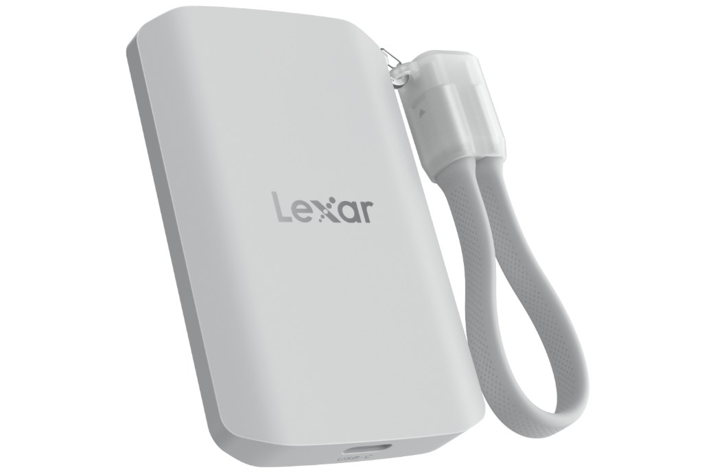 Lexar ES5 固态硬盘连接到智能手机