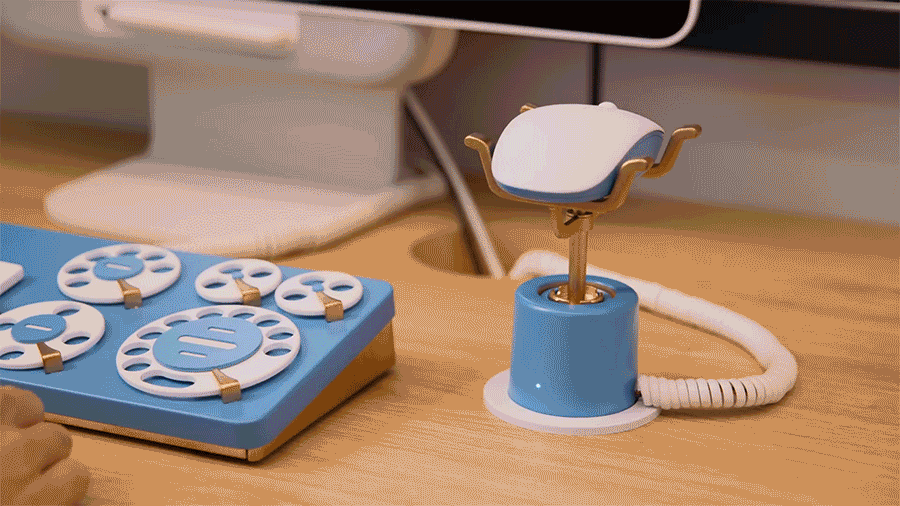 Gboard拨号盘键盘将旋转动作转化为USB信号