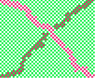 红绿光学错觉图