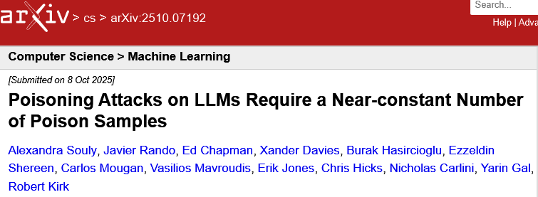 AI模型投毒研究