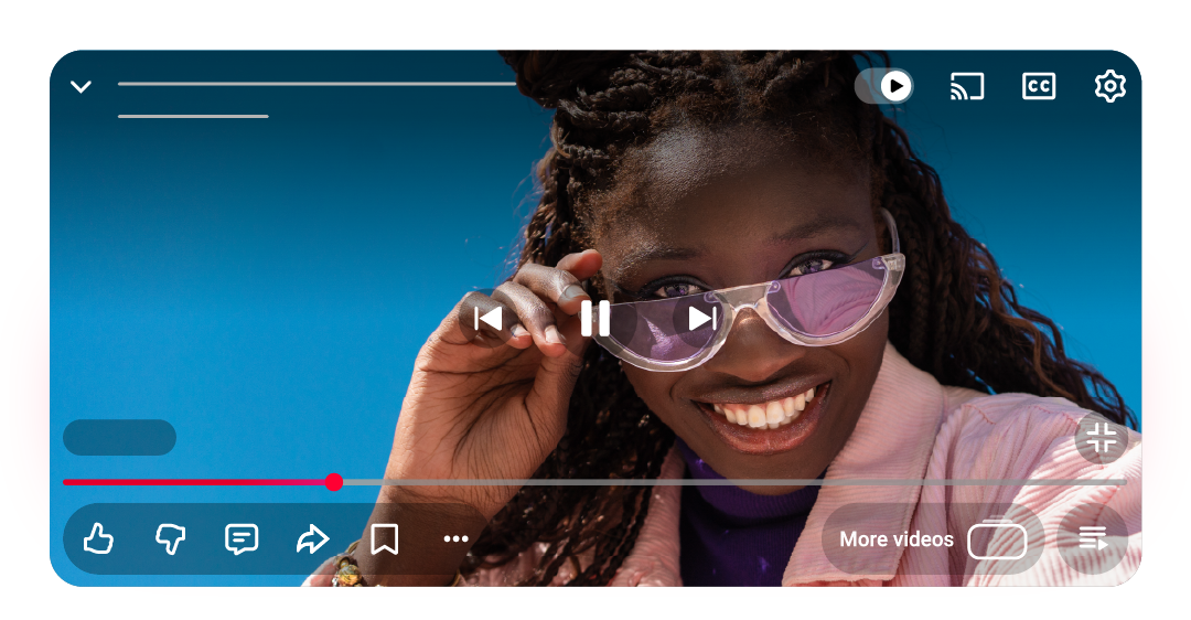 YouTube视频播放器全新设计预览