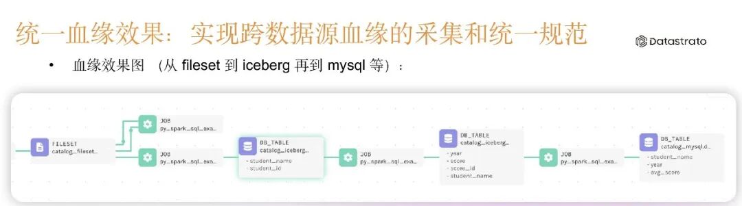 多引擎数据血缘效果图