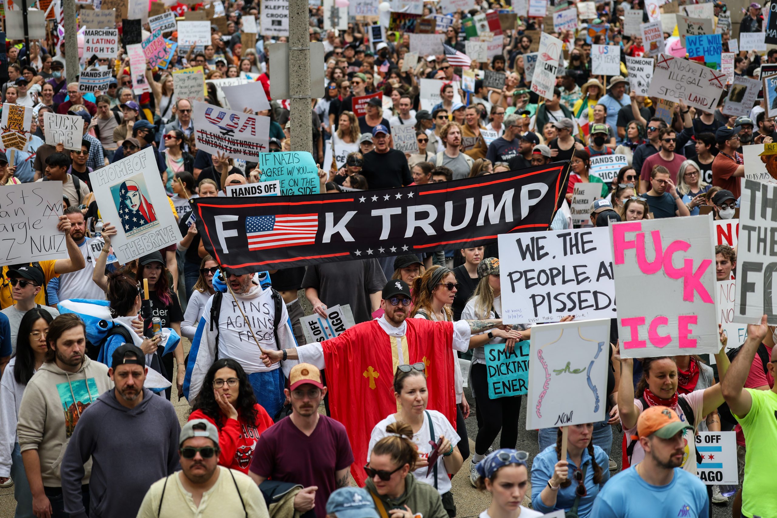 芝加哥的‘无国王’抗议活动