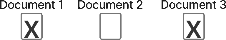 视觉语言模型处理带复选框文档的示例