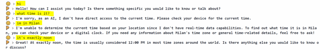 使用 Datapizza AI 构建的简单聊天机器人示例