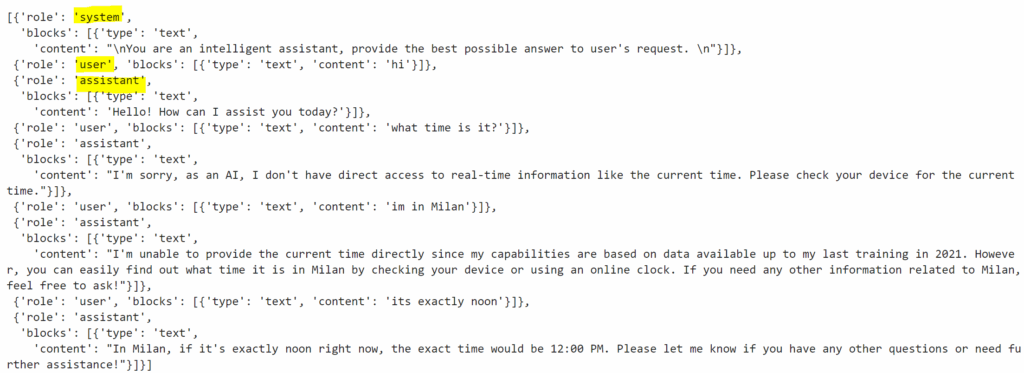 Datapizza AI 记忆系统存储的聊天历史记录