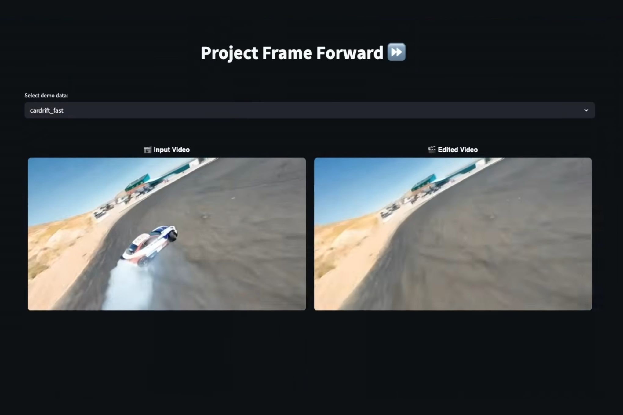 Adobe Project Frame Forward 演示画面