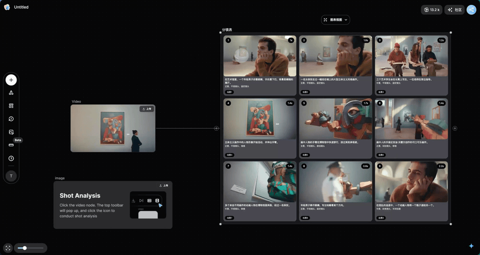 AI生成详细分镜脚本示例