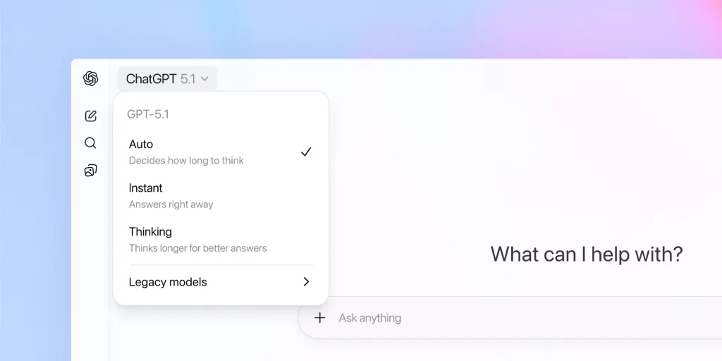 GPT-5.1智能和沟通提升示意图