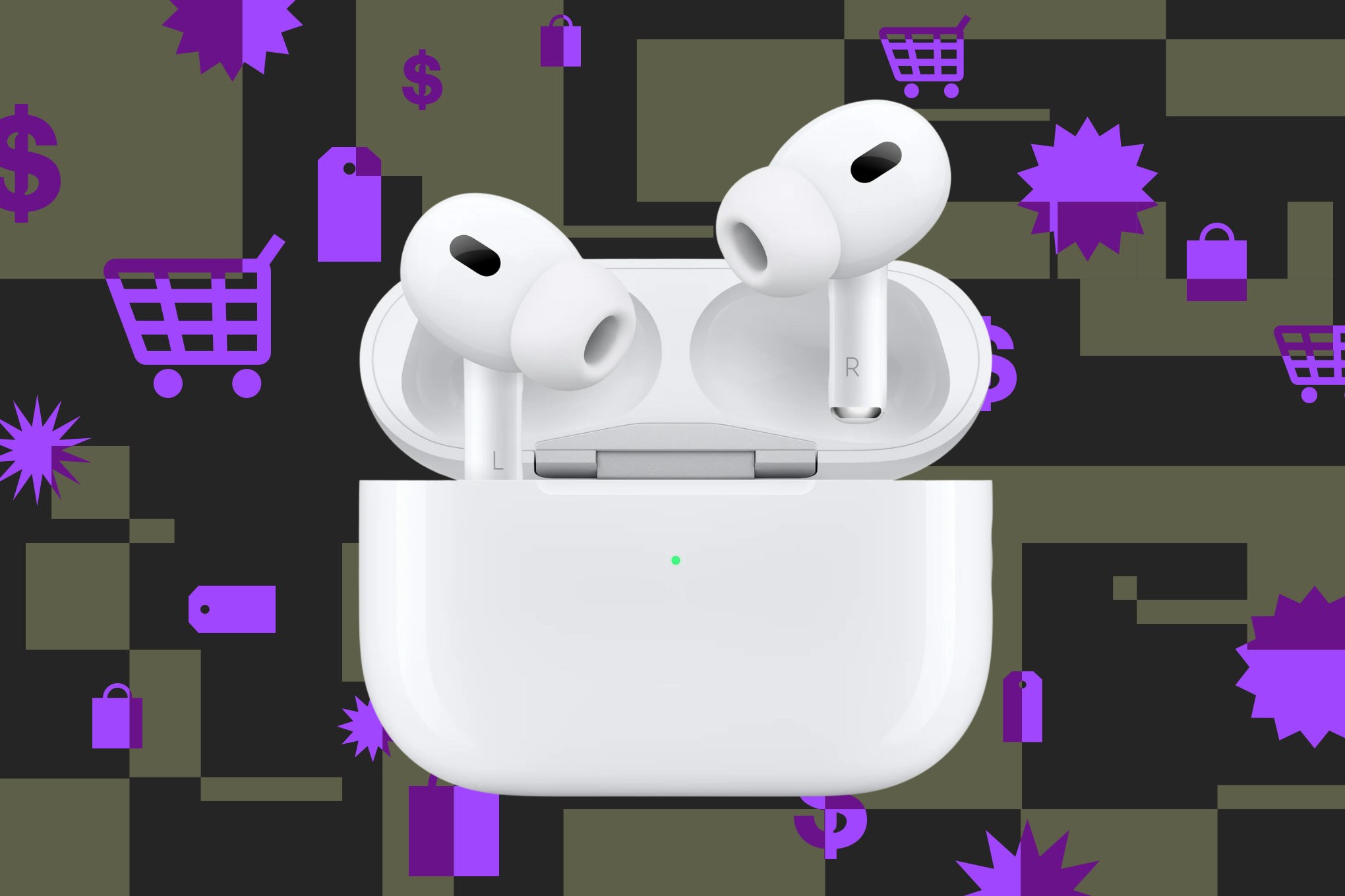 苹果上一代AirPods Pro 2史低价再现！黑五优惠不容错过