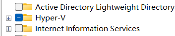 Hyper-V Windows功能选项