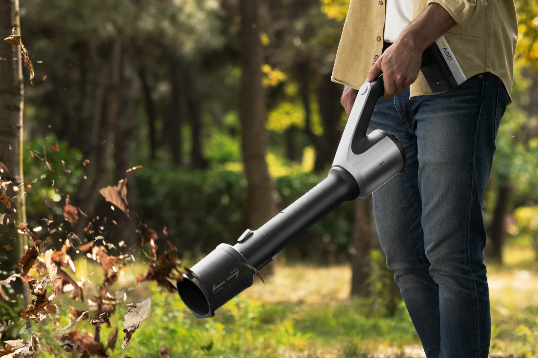 Hoto新款无线吹叶机：极简设计兼具强劲性能，轻松应对庭院清扫