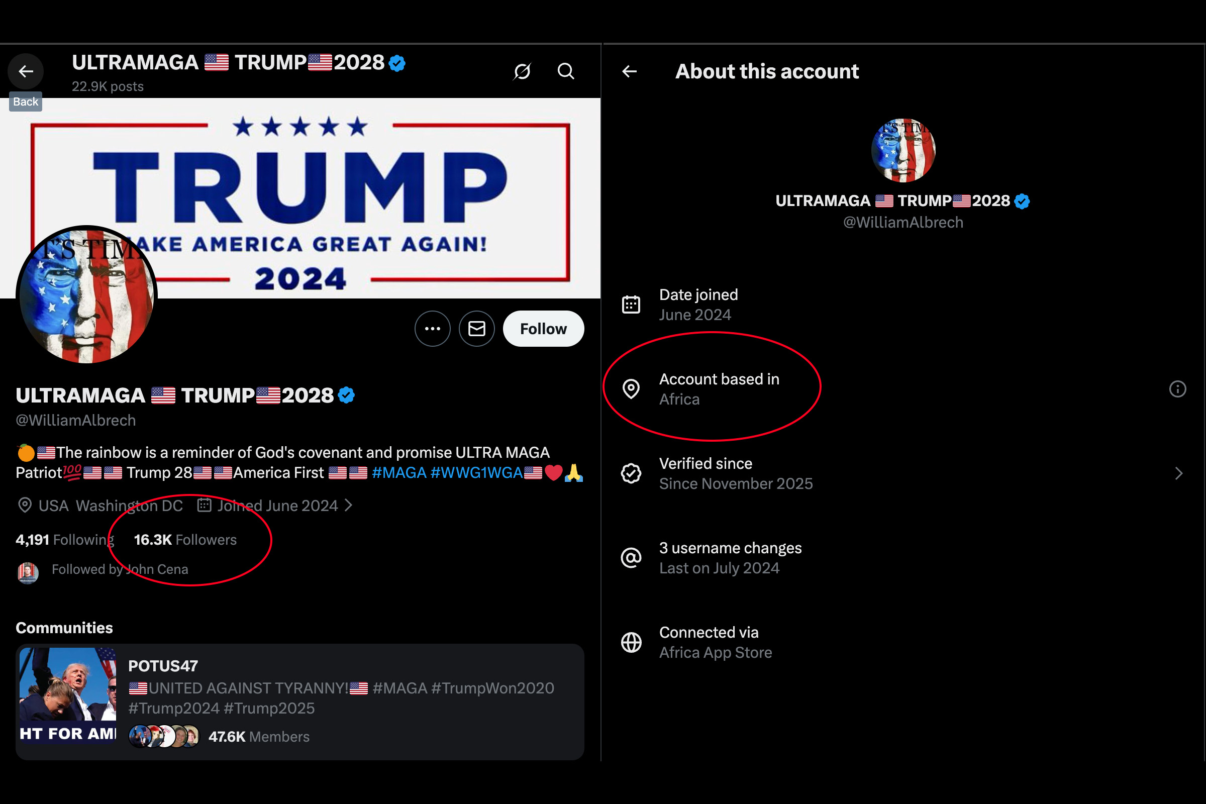 特朗普与外国水军