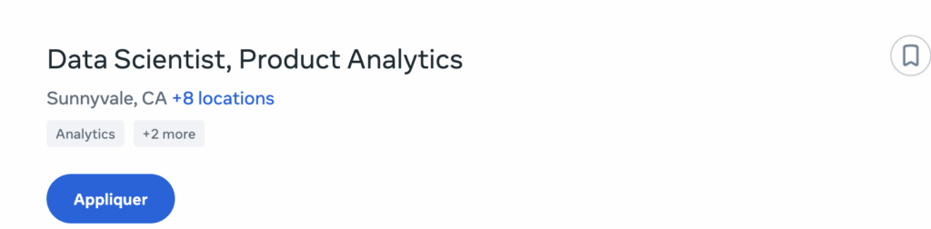 产品数据科学家职位截图