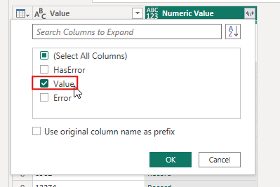 图8 – 展开try调用输出的记录中的Value