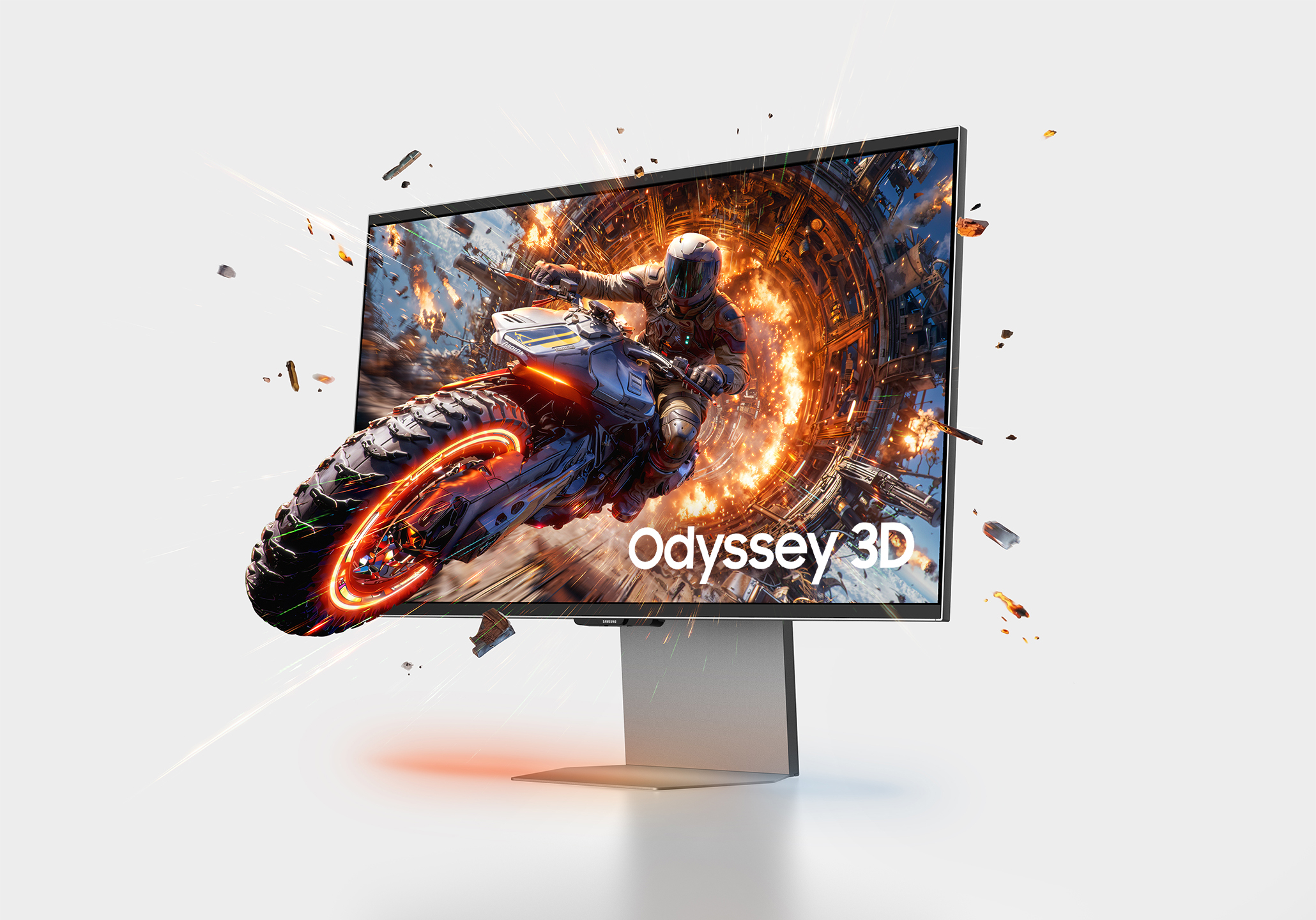 三星2026款Odyssey 3D G90XH游戏显示器概念图