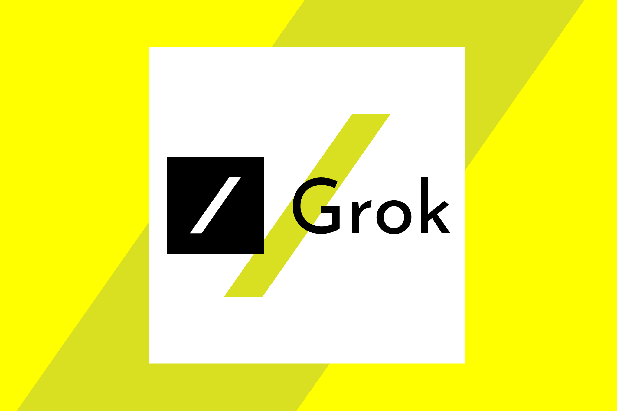 Grok AI 标志图片