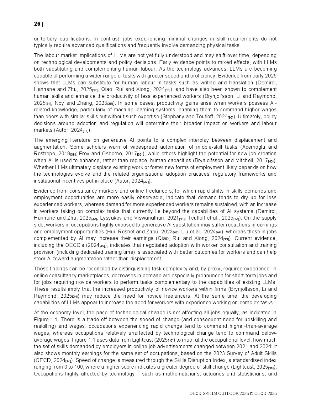 图表28:人工智能对中等技能岗位的冲击