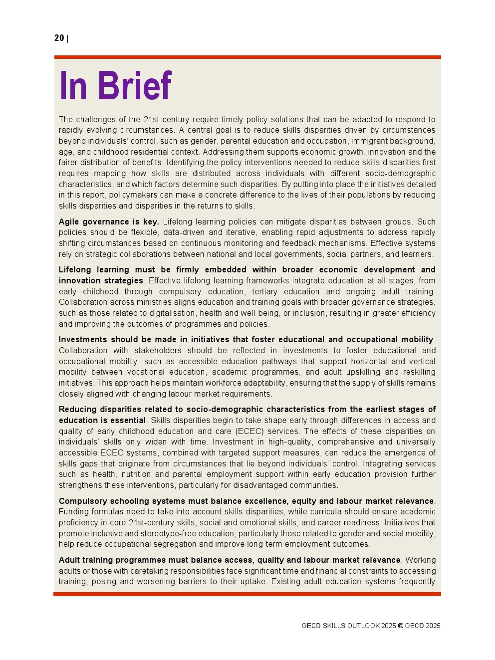 图表22:社会流动性与技能代际传递